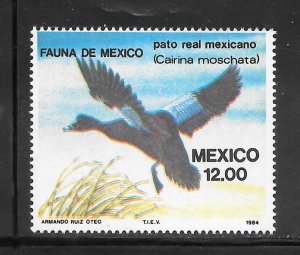 Mexico #1346 MNH Fauna, ducks Single