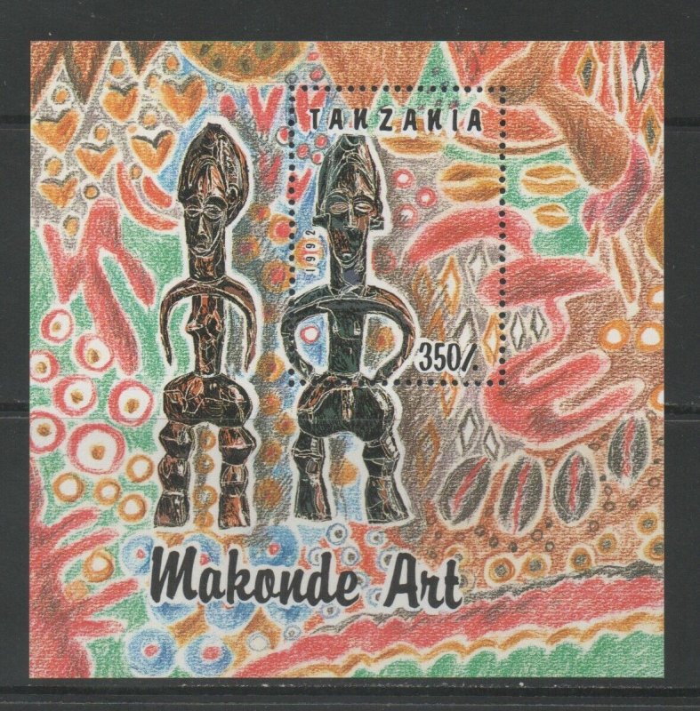 Thematic Stamps Art - TANZANIA 1992 MAKONDE ART MS1492 mint