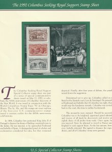 United  States  Columbus  Seeking  Royal  Support  2626  MNH