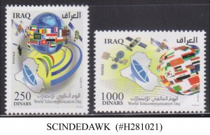 IRAQ - 2013 WORLD TELECOMMUNICATION DAY - 2V - MINT NH