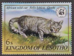 Lesotho 351 African Wild Cat 1982