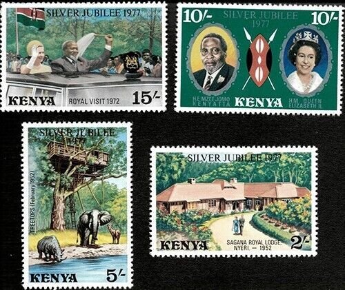 Kenya 1983 - Royal Visit of Queen Elizabeth II - Set of 4v - Scott 84-7- MNH