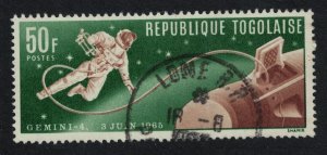 Togo Astronauts in Space White with Camera 1965 Canc SC#544 SG#439