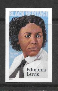 Scott #5563a IMPERFORATE (NO DIE-CUT) Edmonia Lewis Single, MNH