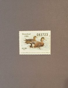 MO7, Wigeon, Mint, CV $22.00