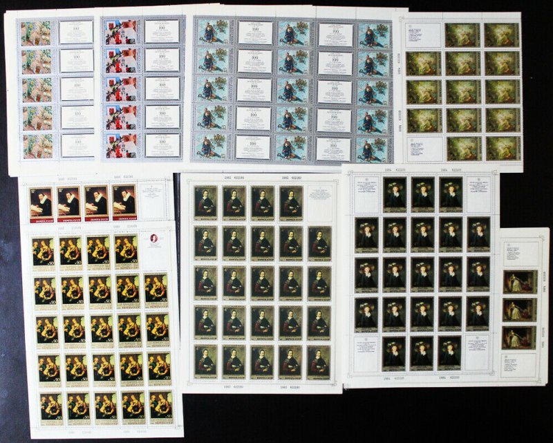 Russia Mint NH Stamp Stock of Sets S/S + Sheets Catalogue Value $11,000+