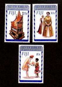 Fiji # 371-373 Mint Silver Jubilee!