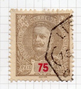 Portugal 1898-1905 Carlos Issue Fine Used 75r. NW-230929