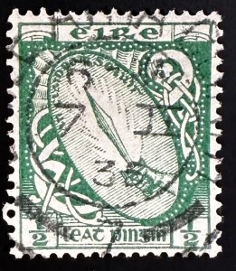 Ireland # 106 Used F/VF 1/2 Sword 1941 [U6.2.2]