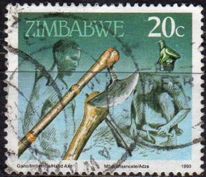 Zimbabwe 621 - Used - Hand Axe (1990) (4)