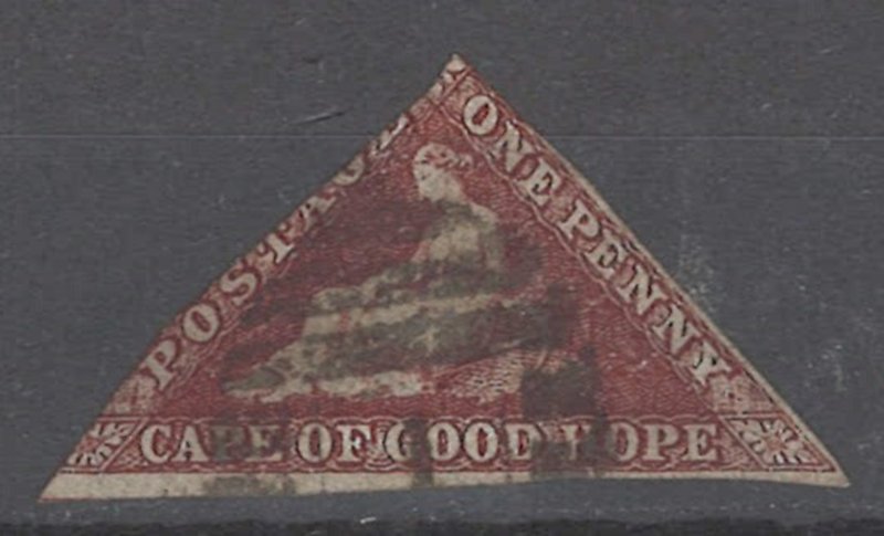 COLLECTION LOT # 1993 CAPE OF GOOD HOPE #3b 1861 CV=$1050