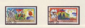 Faroe Islands Sc 282-3 1995  Europa stamp set used