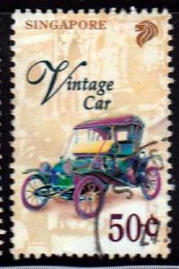 Singapore #786 Vintage Car, used. PM