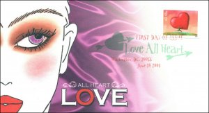 Scott 4270 42 Cents Love Therome Color FDC 7 Of 10