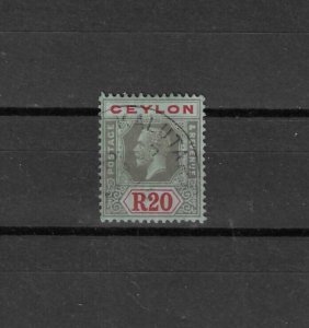 CEYLON 1921/32 SG 357 USED Cat £425