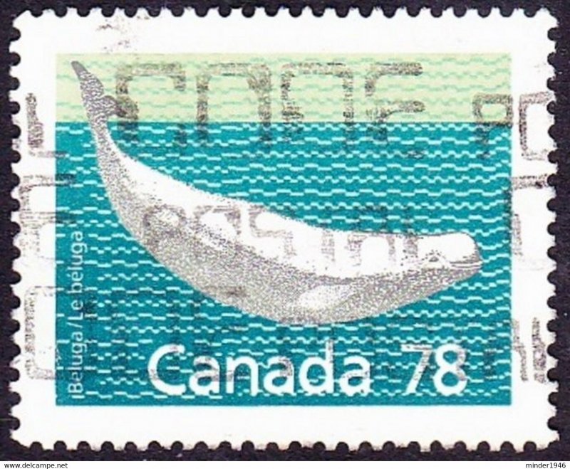 CANADA 1988 78c Multicoloured Canadian Mammals White Whale SG1276 FU