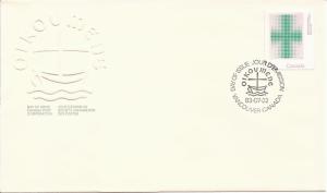1983 Canada FDC Sc 994 - World Council of Churches - Stylized Cross