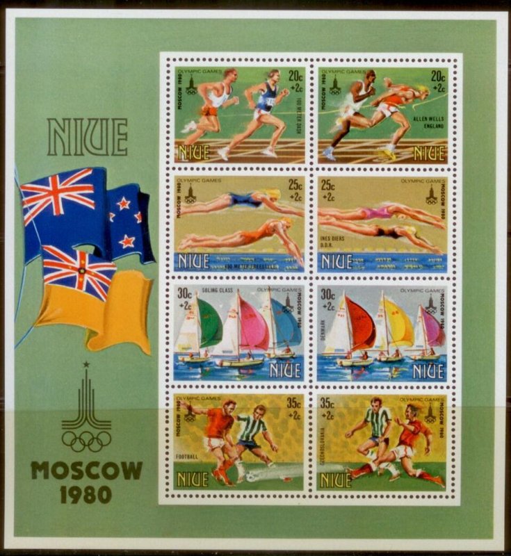 Niue 1980  SC# B42a-h Olympics S/S MNH L189