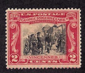 651 Mint,OG,HR... SCV $0.70