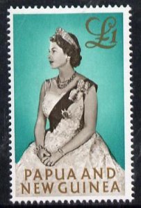 PAPUA NEW GUINEA - 1963 - Queen Elizabeth II-Perf Single Stamp-Mint Never Hinged