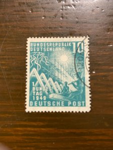 Germany SC 665 Used 10pf Reconstruction (1) XF/Superb