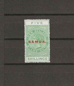 SAMOA 1925/8 SG 166b MINT Cat £45. CERT