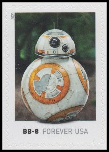 US 5578 Star Wars Droids BB-8 F single MNH 2021