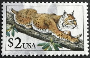 US #2482 Used, Single, Bobcat, SCV $1.25