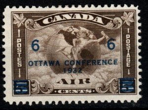 Canada #C4 F-VF Unused CV $32.50 (X3816)