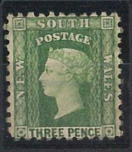 AUSTRALIA: New South Wales - SG 226  MINT FULL GUM with CROWN + LETTER WATERMARK