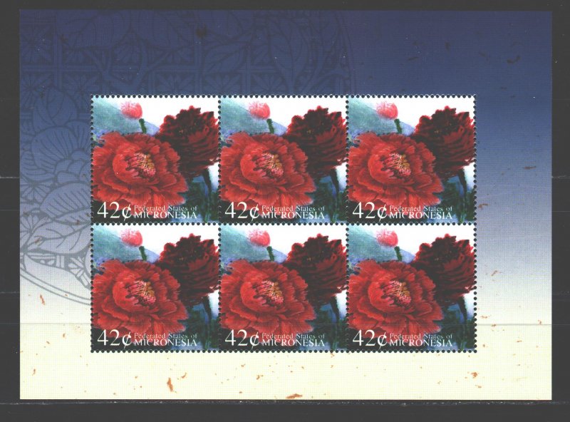 Micronesia. 2009. Flowers. MNH.