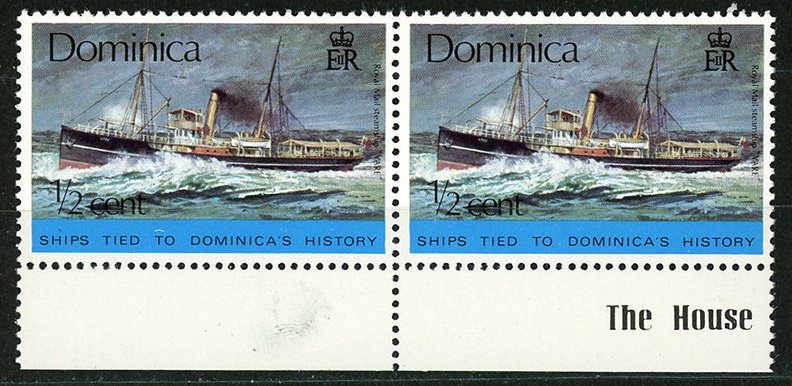 Dominica 434 MNH : Attached Pair