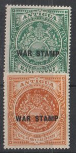 Antigua SC  MR1, MR3 Mint Never Hinged/Mint Lightly Hinged