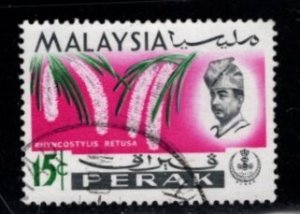 Malaysia - Perak  #144 Orchids Type - Used