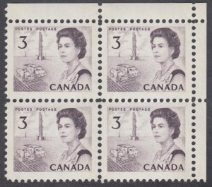 Canada - #456p QE II Centennial Corner Block, Narrow Selvedge, W2B Tagged - MNH