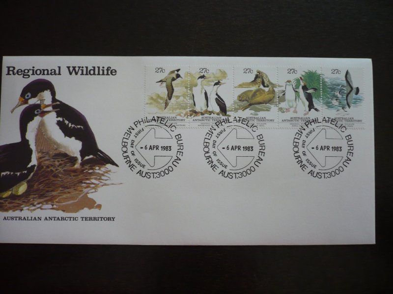 Postal History - Australia Antarctic Territory - Scott# L55 - First Day Cover