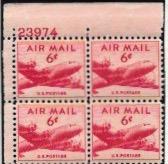 US C39 Airmail MNH PB Airplane