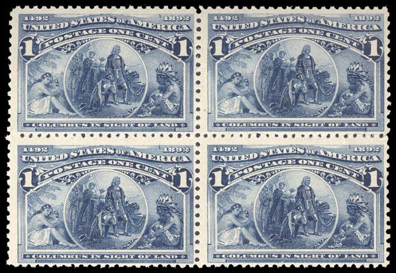 U.S. COLUMBIAN ISSUE 230  Mint (ID # 95756)