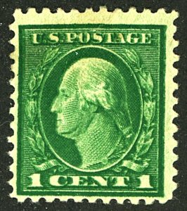 U.S. #498 MINT OG HR DOUBLE IMPRESSION