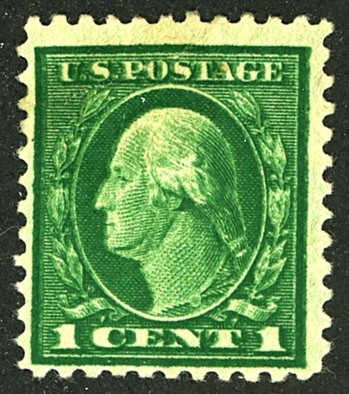 U.S. #498 MINT OG HR DOUBLE IMPRESSION