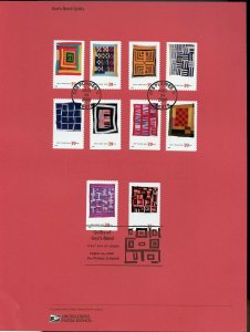 UNITED STATES 2006 GEE'S BEND QUILTS  SOUVENIR PAGE FD CANCELED