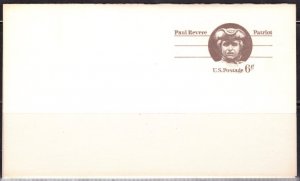 F1441   UNITED STATES   Covers # UX58     Pair - Paul Revere Prepaid Postcards