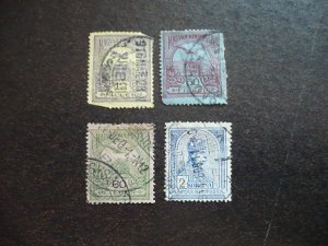 Stamps - Hungary - Scott#90,96,98,102 - Used Part Set of 4 Stamps