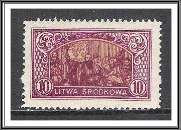 Central Lithuania #41 (v) Union MNH
