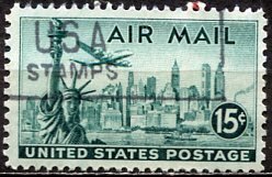 USA; 1947: Sc. # C35:  Used Single Stamp