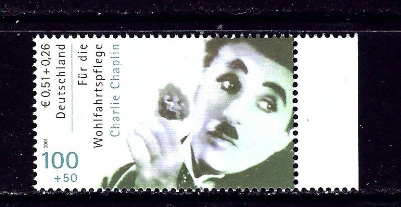 Germany B891 MNH 2001 Charlie Chaplin