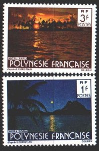 French polynesia. 1979. 2781À-82À from the series. Tourism, islands. MNH.