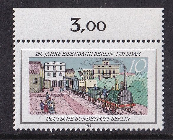 Germany  Berlin  #9N573  MNH  1988   Berlin-Potsdam railway