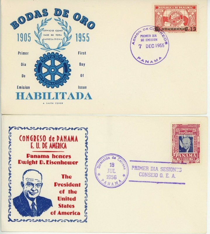 Latin America Cover Postage Collection Argentina Brazil Panama Guatemala Used