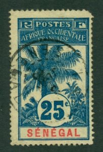 Senegal 1906 #64 U SCV (2020) = $2.75